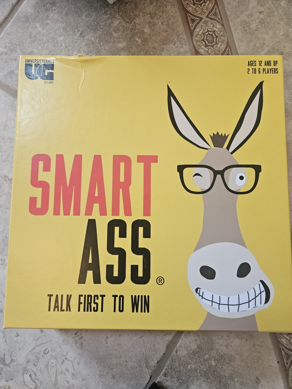 Smart Ass Party Game - Yellow